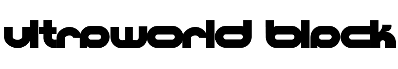 Ultraworld black font preview