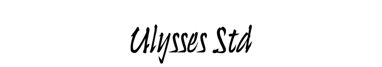 Ulysses Std font preview
