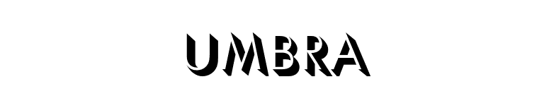 Umbra font preview
