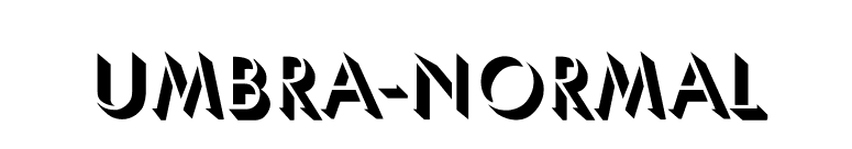 Umbra-Normal font preview