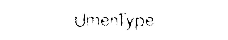 UmenType font preview
