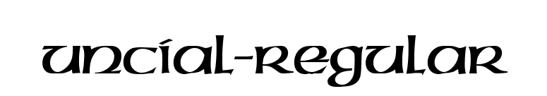 Uncial-Regular font preview