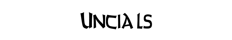 Uncials font preview
