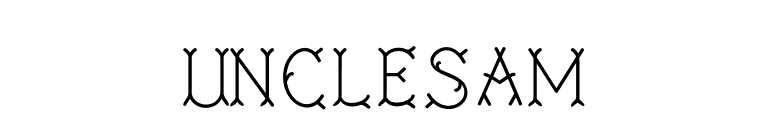 Unclesam font preview