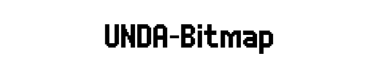 UNDA-Bitmap font preview