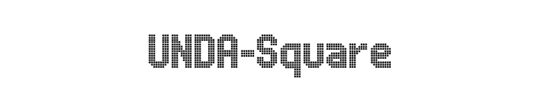 UNDA-Square font preview