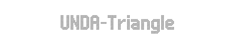 UNDA-Triangle font preview
