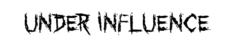 Under Influence font preview