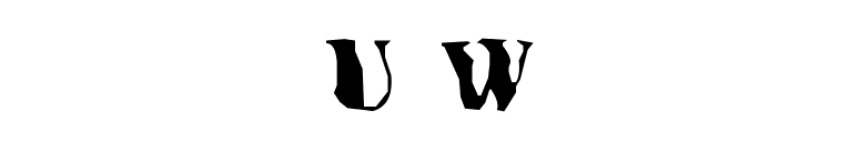 Under Water font preview