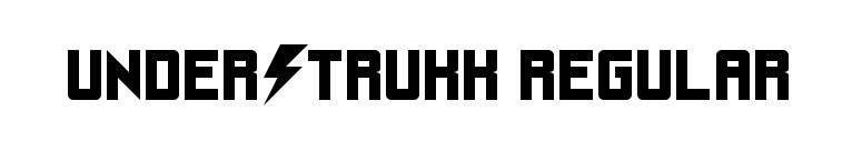 UnderStrukk Regular font preview