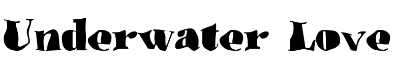 Underwater Love font preview