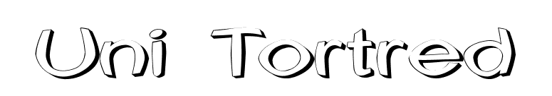 Uni Tortred font preview