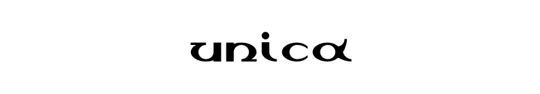 Unica font preview