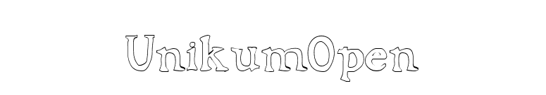 UnikumOpen font preview