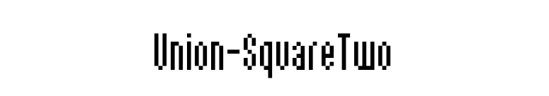 Union-SquareTwo font preview
