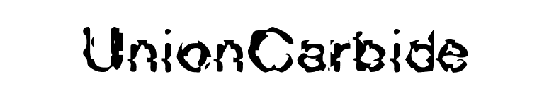 UnionCarbide font preview