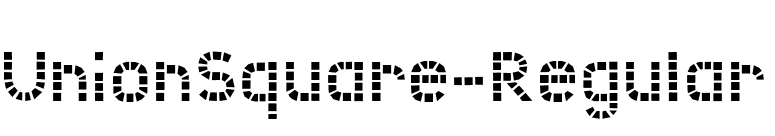 UnionSquare-Regular font preview