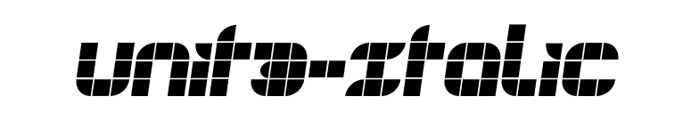 Unit3-Italic font preview