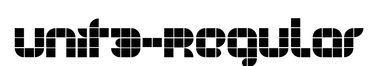 Unit3-Regular font preview