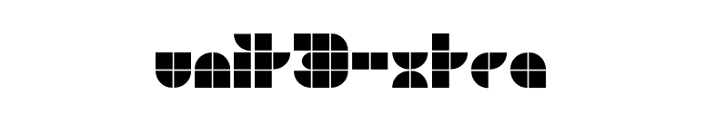 Unit3-Xtra font preview