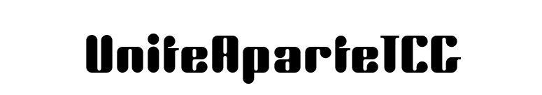UniteAparteICG font preview