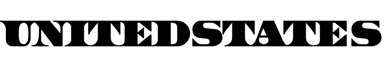 UnitedStates font preview