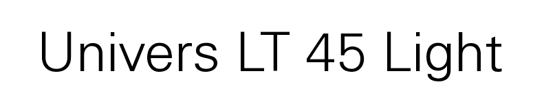 FontsMarket.com - Download Univers LT 45 Light font for FREE