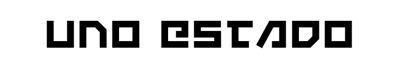 Uno Estado font preview