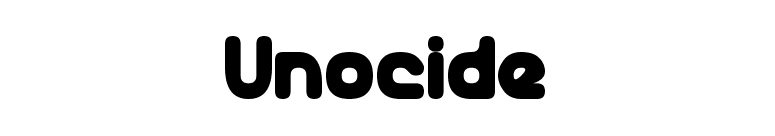 Unocide font preview