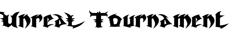 Unreal Tournament font preview