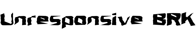 Unresponsive BRK font preview