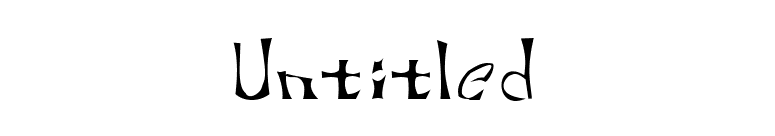 Untitled font preview