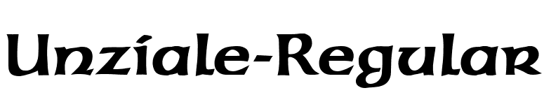 Unziale-Regular font preview