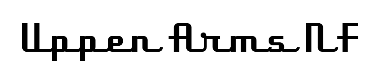 Uppen Arms NF font preview