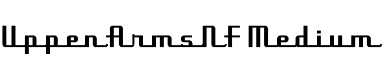 UppenArmsNF Medium font preview