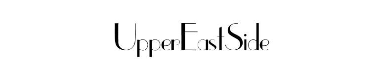 UpperEastSide font preview