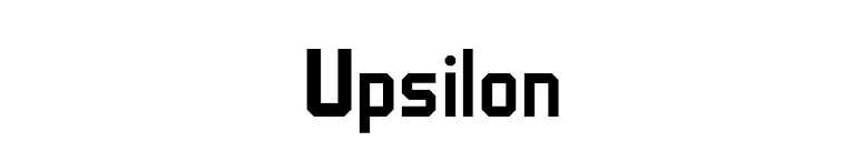 Upsilon font preview
