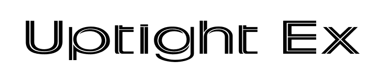 Uptight Ex font preview