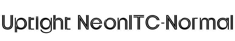 Uptight NeonITC-Normal font preview