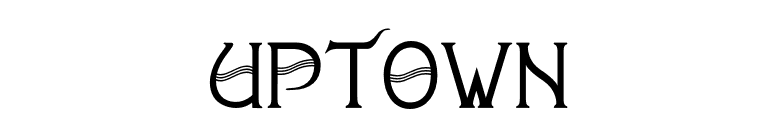Uptown font preview