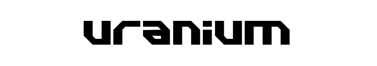 Uranium font preview