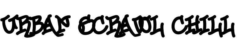 Urban Scrawl Chill font preview