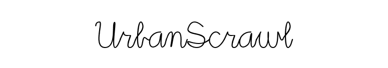 UrbanScrawl font preview