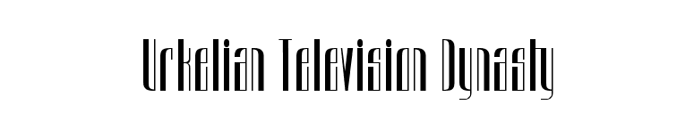 Urkelian Television Dynasty font preview