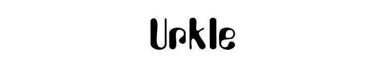 Urkle font preview