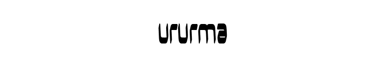 UrUrMa font preview