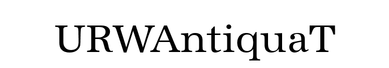 URWAntiquaT font preview
