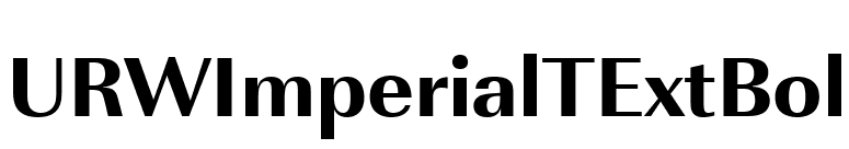 URWImperialTExtBol font preview