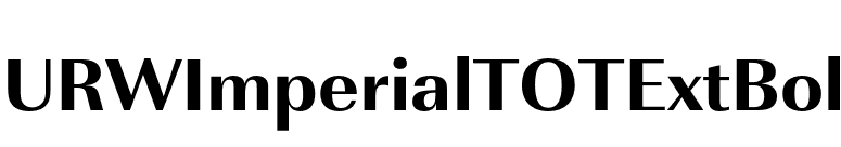 URWImperialTOTExtBol font preview