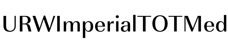 URWImperialTOTMed font preview